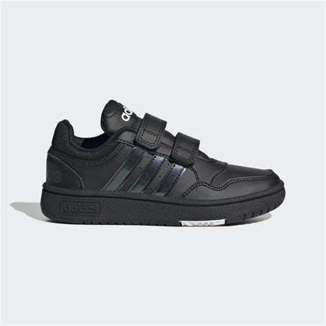 Adidas Hoops Lifestyle Basketball Hook And Loop Shoes Black Adidas UAE