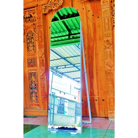 Jual Standing Mirror Cermin Lantai Cermin Dinding Ovall Frameless