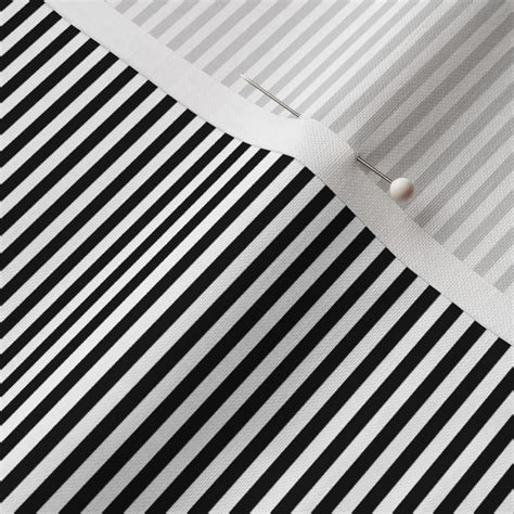 black & white stripe small Fabric | Spoonflower