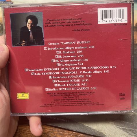 Itzhak Perlman Greatest Hits ~ Carmen Fantasy Â· Havanaise Â· Po Very Good Ebay