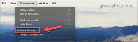 how to block someone on your mac