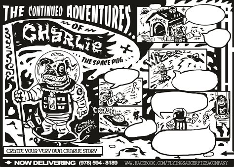 The Adventures Of Charlie The Space Pug Flying Saucer Pizza Company