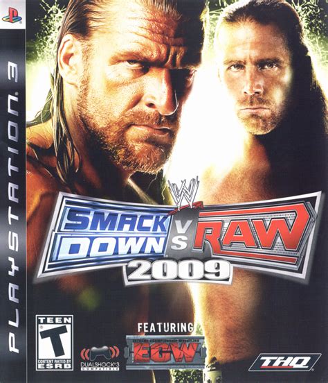 Wwe Smackdown Vs Raw 2009 Cover Or Packaging Material Mobygames