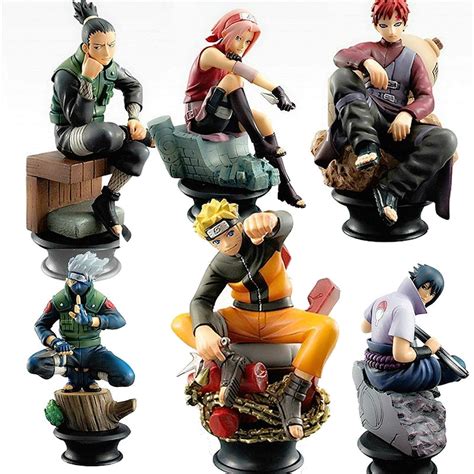 Buy SKEIDO Anime Figure 6Pcs Set Naruto Action Figures Anime Uzumaki