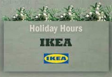 Ikea Opening Hours With Holidays [Malaysia]