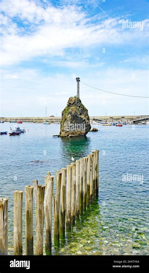 Overview of Cudillero, Principality of Asturias, Spain, Europe Stock Photo - Alamy