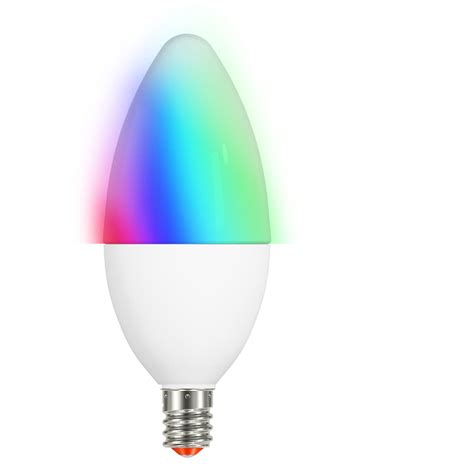 Ecosmart 60W Equivalent Smart B11 E12 Color Changing LED Light Bulb ...