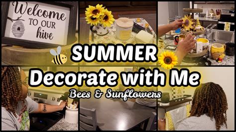 2023 SUMMER DECORATE WITH ME BEES SUNFLOWERS THEME ASHLI JANAE