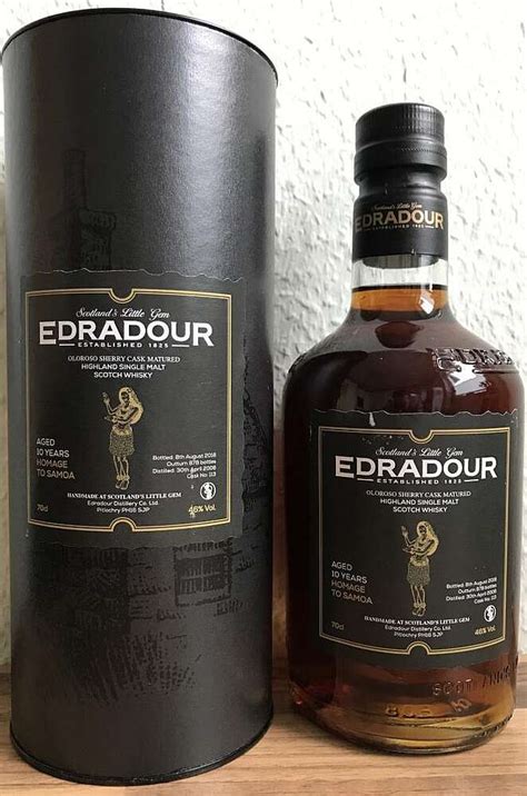 Edradour Years Homage To Samoa Whisky