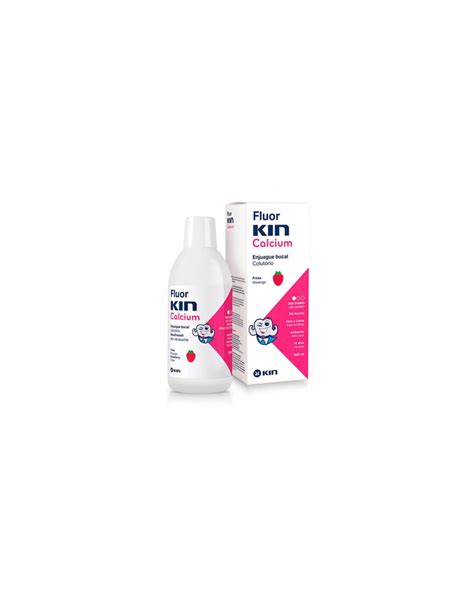 KIN FLUOR CALCIUM COLUTORIO FRESA 500 ML