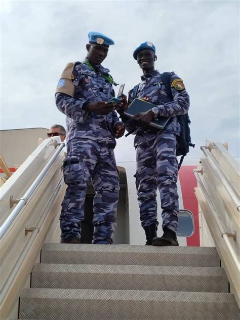 Retrait de la MINUSMA Un contingent de policiers sénégalais quitte le