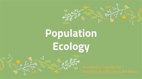 Pdf Ecology Population You Must Know How Biotic And Abiotic Factors Affect The Distribution