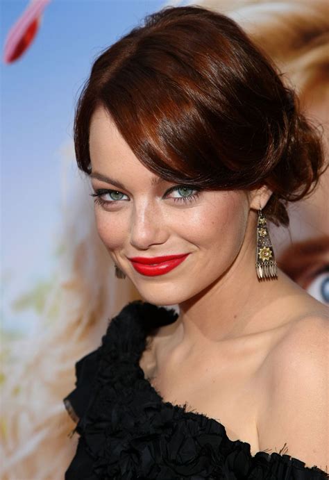 Emma Stone Dark Red Hair Color Formula Best Hair Color For Natural