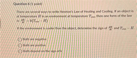 Solved Question 6 1 ﻿pointthere Are Several Ways To Write