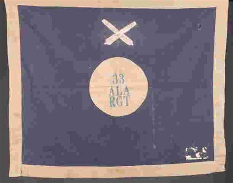 51 Hardee Design Flag For The 33rd Alabama Infantry H