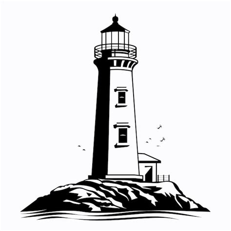 Premium Vector Nautical Lighthouse Sea Navigation Beacon