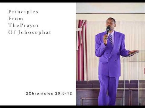 Principles From The Prayer Of Jehoshaphat Part Youtube