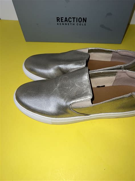 Reaction Kenneth Cole Shoes Gold Size 10 Ebay