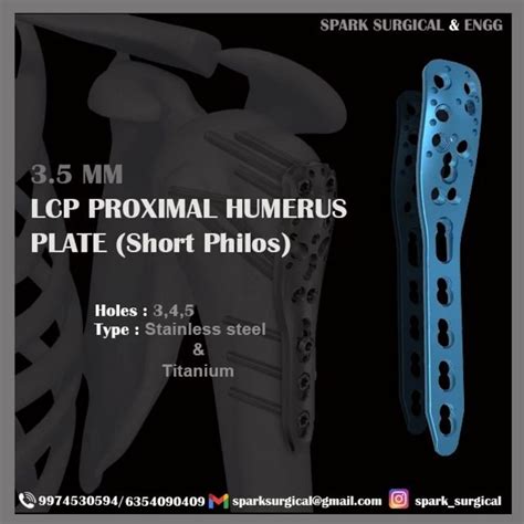 Mm Lcp Proximal Humerous Plate Short Philos At Rs