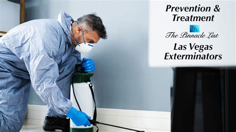 Prevention And Treatment With Las Vegas Exterminators – The Pinnacle List