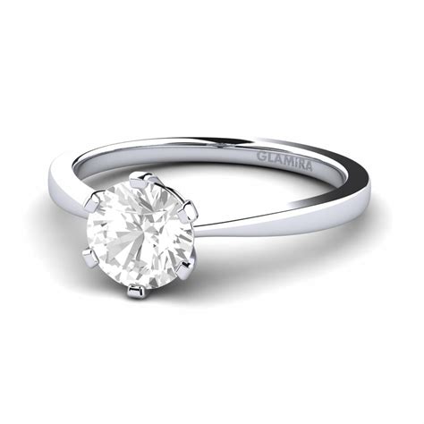 Obtener Anillo De Compromiso Bridal Rise Crt En Redondo Corte