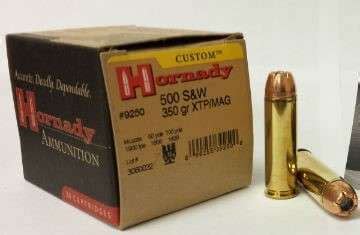 Hornady Ammunition 500 S W Magnum 350gr XTP 20rd Box H9250