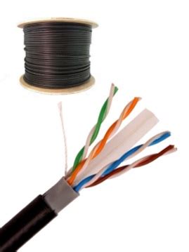 Cable Utp Cat6 CCA Forro Negro