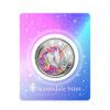 2023 Ghana Unicorn Blossom 1 Oz Silver Rainbow Color Coin