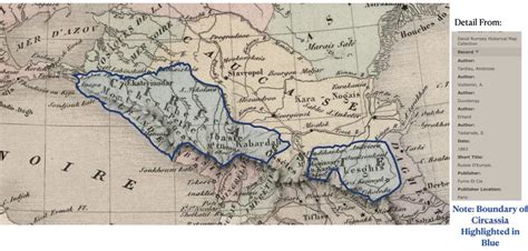 The Circassian Genocide And The Cartographic Erasure Of Circassia Geocurrents