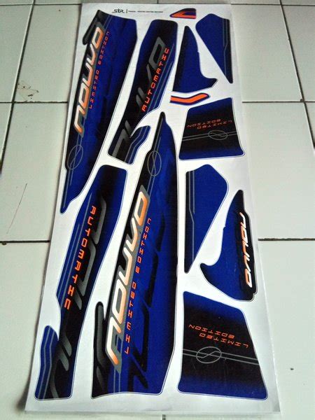 Jual Striping Stiker Lis Variasi Motor Yamaha Nouvo Lele Nouvo