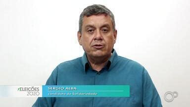 TEM Notícias 1ª Edição Bauru Marília Candidato Sérgio Alba fala