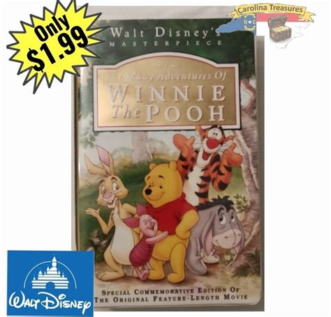 The Many Adventures Of Winnie The Pooh Vhs 1996 Vhs Tapes