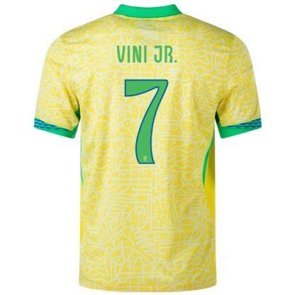 Vini Jr. Brazil 24/25 Authentic Home Jersey - SoccerArmor