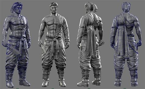 The Process Of 3d Character Development For Games Game Ace