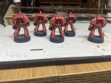 Painted Up Some Old Terminators From The 1st Edition Space Hulk Game