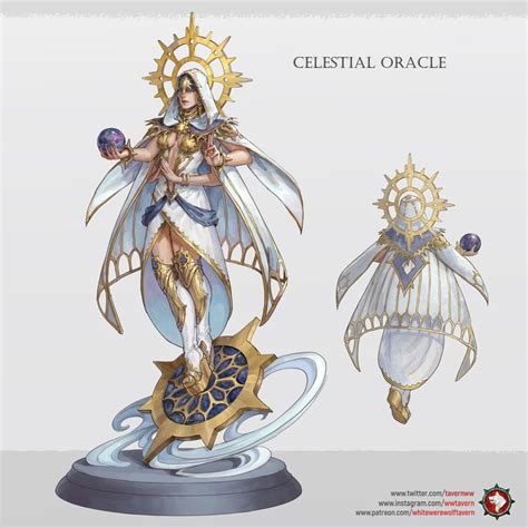 Heavenly Justice Celestials Set Ekaterina Mikhailova Character Art