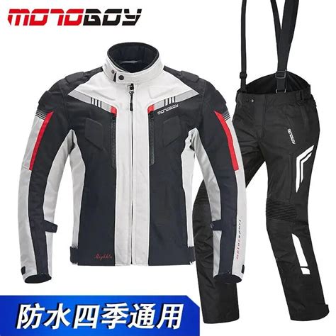 Chaqueta De Motocicleta A Prueba De Agua Para Hombre Pantalones De