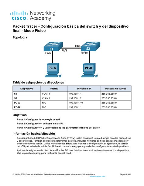 2 9 2 Packet Tracer Basic Switch and End De Beckford Nuñez Packet