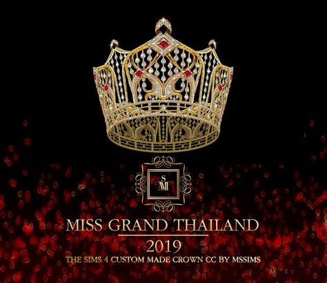 Mssims Miss Grand Thailand Crown For The Sims The Sims