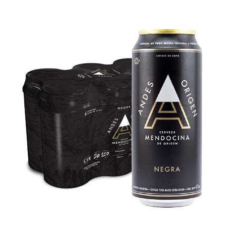 Cerveza Andes Origen Negra Schwarzbier Negra Lata Ml U Tienda Vila