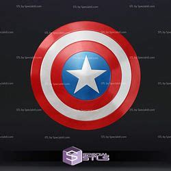 Cosplay STL Files Classic Captain America Shield Wearable SpecialSTL