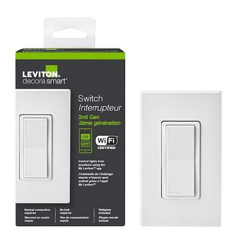 Leviton Decora Vizia 24 Hour Programmable Timer Light Switch In White