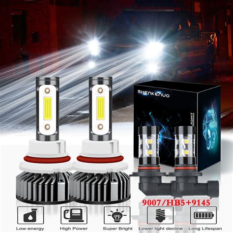 Fit For Ford F Led Headlight Bulbs Hb High Beam And