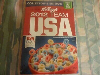 Sealed Kellogg S Team Usa Olympics Cereal Box Collectible Brand