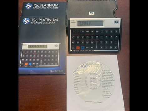 Hewlett Packard Hp 12c Platinum Calculator Rpn Hp12c 88698000120 Ebay