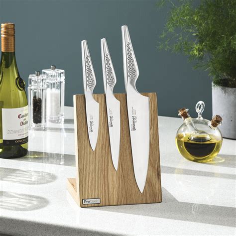 Gourmet Kiru Knife Set Piece And Magnetic Block Knife Block Sets