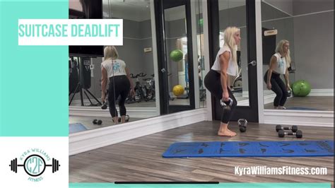 How To Do A Suitcase Deadlift Kyra Williams Fitness Favorite Total