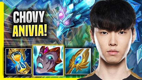 CHOVY IS SO GOOD WITH ANIVIA GEN Chovy Plays Anivia MID Vs Singed