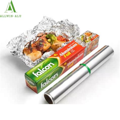 8011 Household Foil Rolls Food Packaging Oem Soft Printed 3 300mm