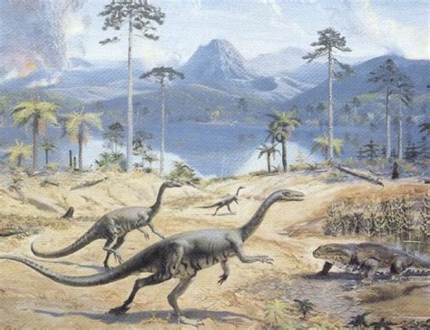 Зденек Буриан - мезозойская суша. Триас, юра.: alex_sone — LiveJournal